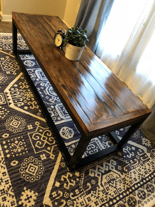 Industrial Wooden Coffee Table